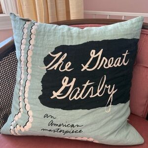 Kate Spade Great Gatsby pillow